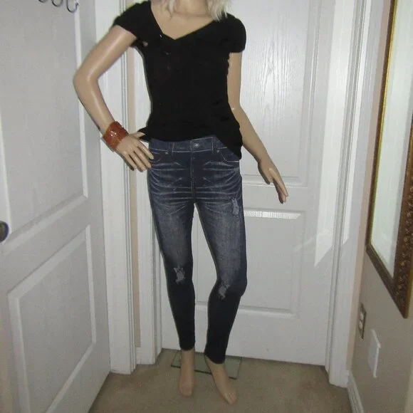 Legging Pro Jean Look One Size - Picture 2 of 11